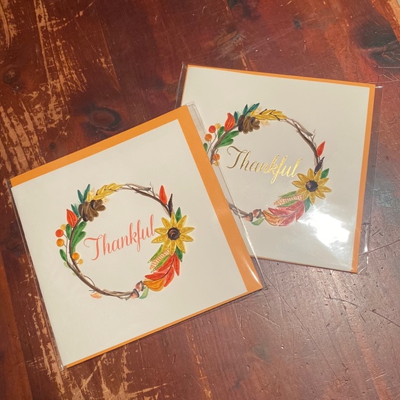 Other - *HOST PICK* TWO Handmade Quill cards